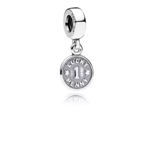 (image pour) Charm Pendant Pandora Argent Penny chanceux 791298