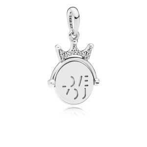 (image pour) Charm Pendant Pandora Argent Tourner je t'aime 797641CZ