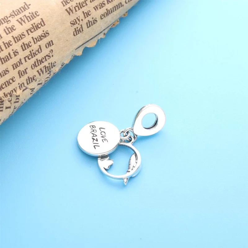 (image pour) Charm Pendant PANDORA bresil plage perroquet - 798919C01 - Afficher 4