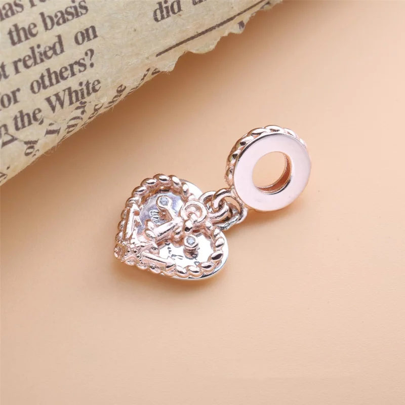(image pour) Charm Pendant PANDORA Corde Cœur & Ancre Amour - 788940C01 - Afficher 2