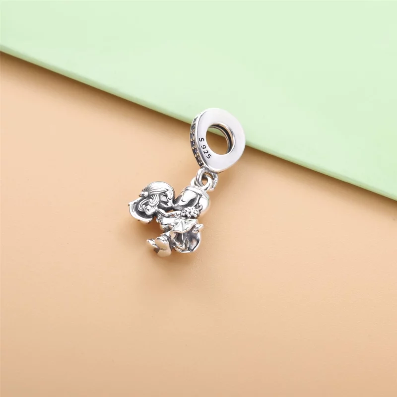 (image pour) Charm Pendant Pandora Couple de Mariés 798896C01 - Afficher 4