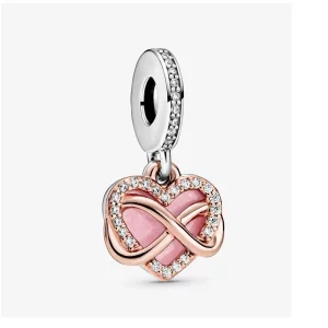 Charm Pendant Pandora Cœur Infini Scintillant 788878C01 (image pour) Charm Pendant Pandora Cœur Infini Scintillant 788878C01
