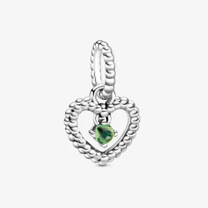 (image pour) Charm Pendant Pandora Cœur Perlé Vert Printemps 798854C10
