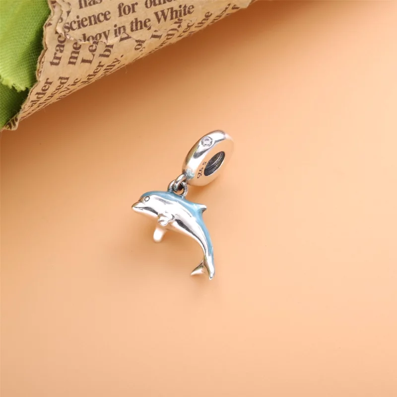 (image pour) Charm Pendant PANDORA dauphin chatoyant - 798947C01 - Afficher 2