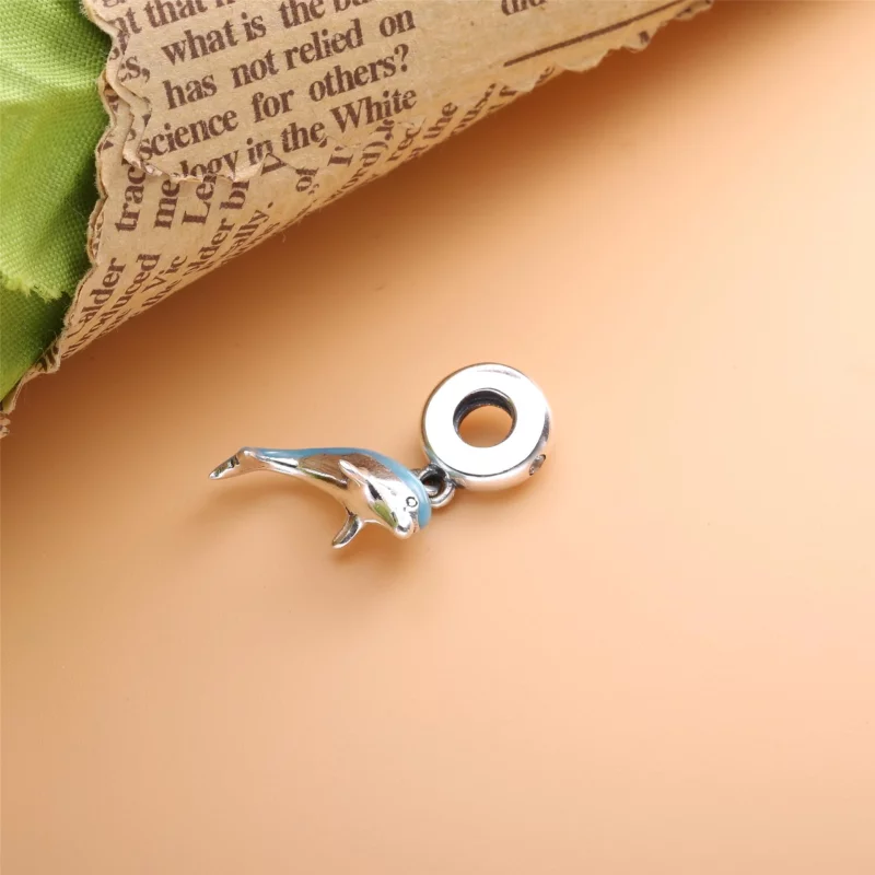 (image pour) Charm Pendant PANDORA dauphin chatoyant - 798947C01 - Afficher 5