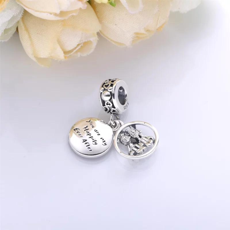 (image pour) Charm Pendant Pandora Disney Mickey & Minnie Happily Ever After (Happy End) 7988 - Afficher 5