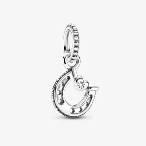 (image pour) Charm Pendant PANDORA Fer à Cheval Porte-Bonheur - 799157C01