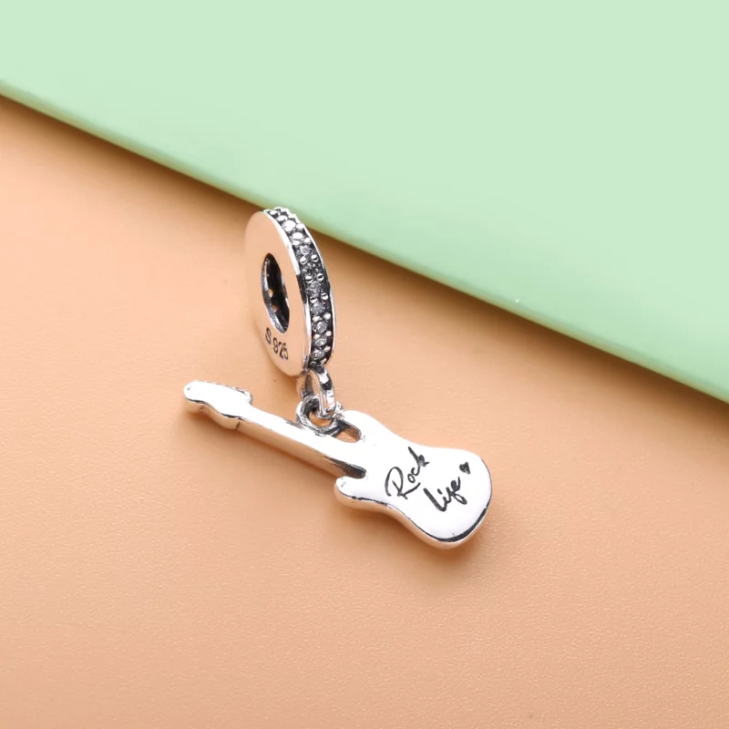 (image pour) Charm Pendant Pandora Guitare Électrique 798788C01 - Afficher 4