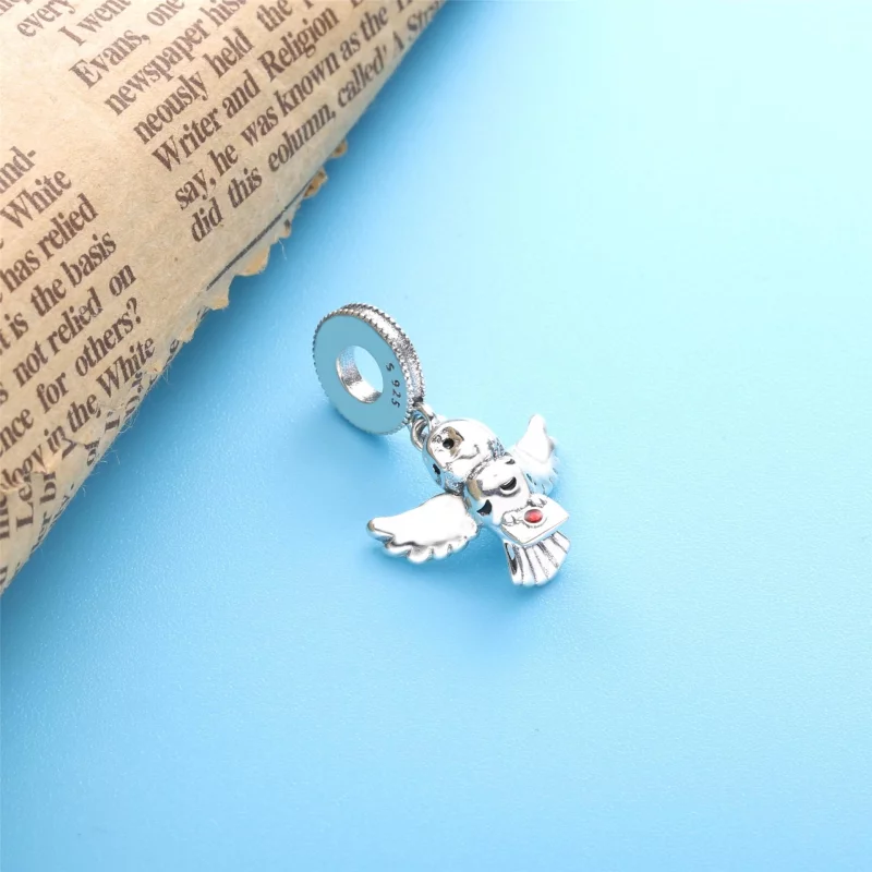 (image pour) Charm Pendant PANDORA Harry Potter, Chouette Hedwige - 799123C01 - Afficher 2