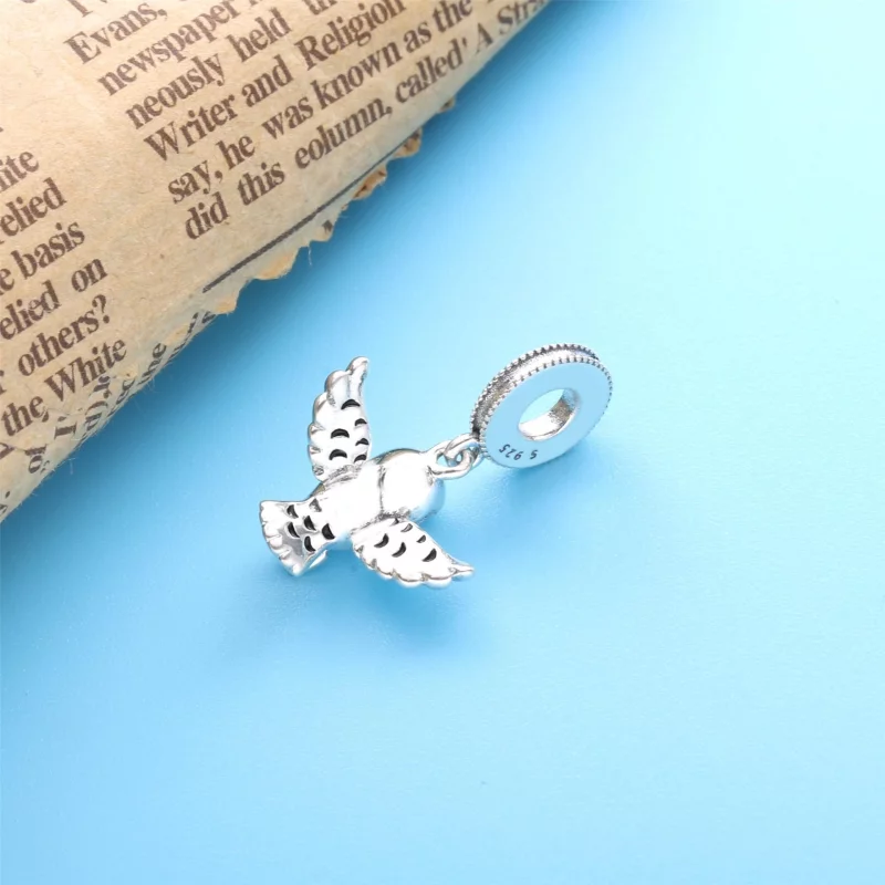 (image pour) Charm Pendant PANDORA Harry Potter, Chouette Hedwige - 799123C01 - Afficher 3