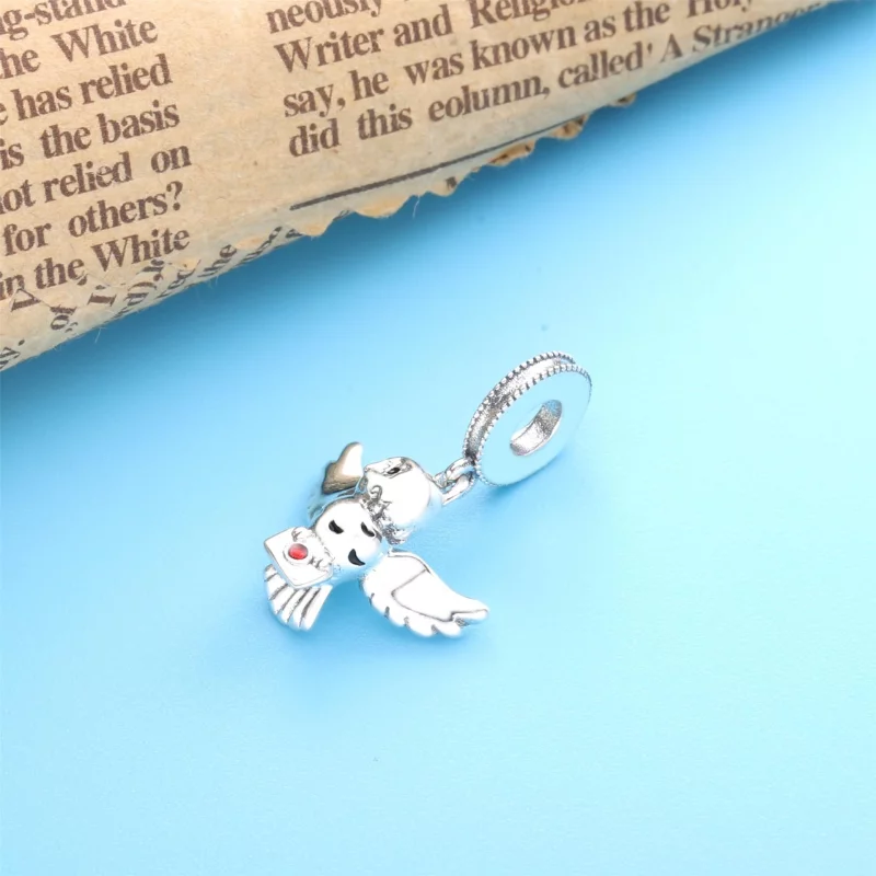 (image pour) Charm Pendant PANDORA Harry Potter, Chouette Hedwige - 799123C01 - Afficher 4