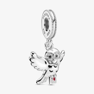 (image pour) Charm Pendant PANDORA Harry Potter, Chouette Hedwige - 799123C01