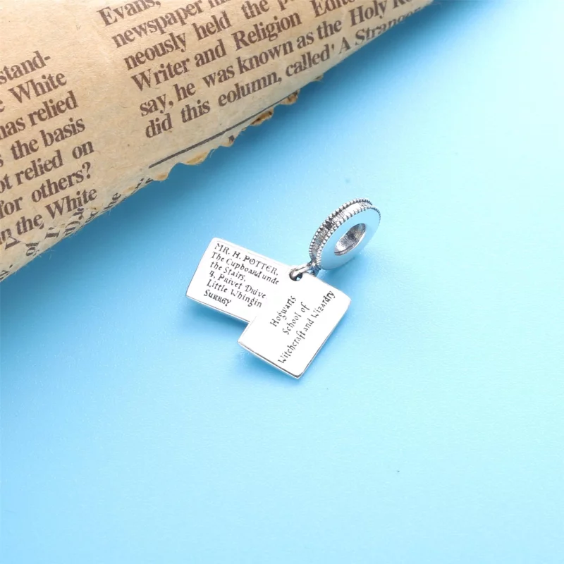 (image pour) Charm Pendant PANDORA Harry Potter, Lettre d'Admission à Poudlard - 799125C01 - Afficher 4