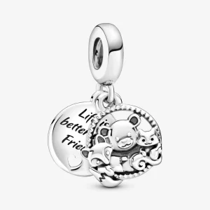 (image pour) Charm Pendant PANDORA Ours, Renard & Écureuil - 799078C00
