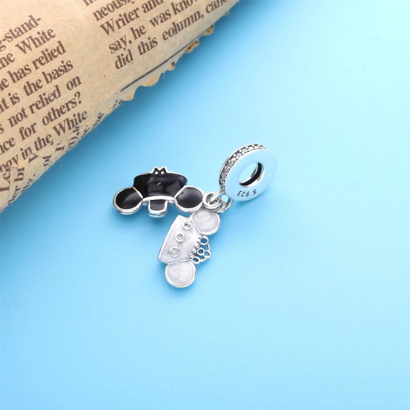 (image pour) Charm Pendant PANDORA parcs disney mariage de mickey minnie - 798804C01 - Afficher 3