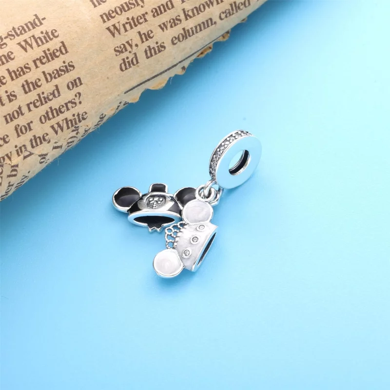 (image pour) Charm Pendant PANDORA parcs disney mariage de mickey minnie - 798804C01 - Afficher 4