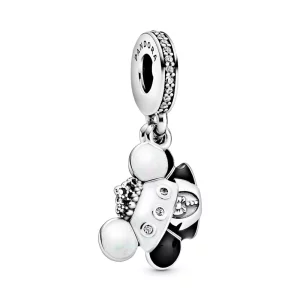(image pour) Charm Pendant PANDORA parcs disney mariage de mickey minnie - 798804C01