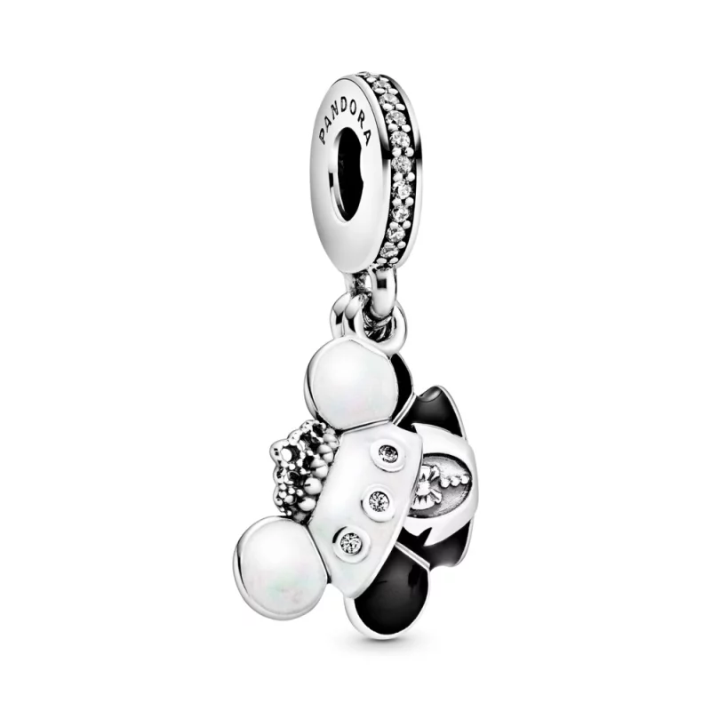 (image pour) Charm Pendant PANDORA parcs disney mariage de mickey minnie - 798804C01