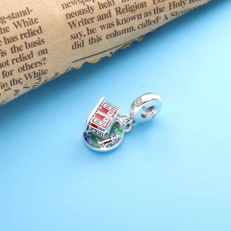 (image pour) Charm Pendant PANDORA peak tram de hong kong - 798926C01 - Afficher 3