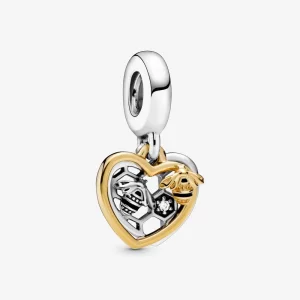 (image pour) Charm Pendant Pandora Shine Coeurs et abeilles 768838C01