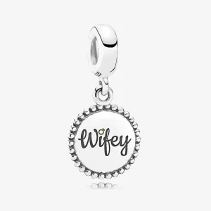 (image pour) Charm pendentif PANDORA Wifey - ENG791169_33