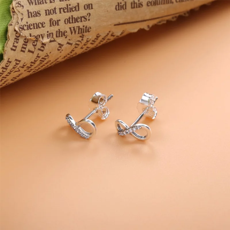 (image pour) Clous d'Oreilles Pandora Infini Scintillants 298820C01 - Afficher 3