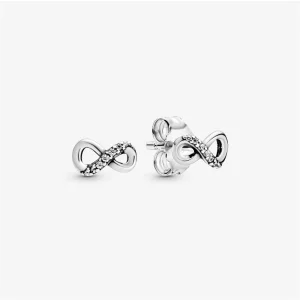 (image pour) Clous d'Oreilles Pandora Infini Scintillants 298820C01