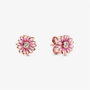 (image pour) Clous d'Oreilles Pandora Marguerite Rose 288773C01