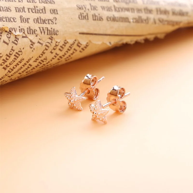 (image pour) Clous doreilles PANDORA etoile de mer perles - 288956C00 - Afficher 2