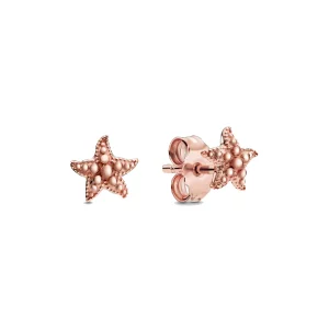 (image pour) Clous doreilles PANDORA etoile de mer perles - 288956C00
