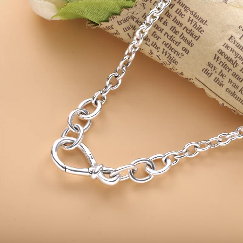 (image pour) Collier Chaîne Pandora Nœud Infini Imposant 398902C00 - Afficher 2
