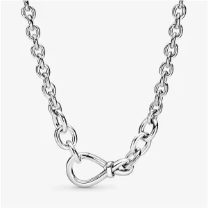(image pour) Collier Chaîne Pandora Nœud Infini Imposant 398902C00