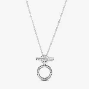 (image pour) Collier PANDORA Barre en T Créole Double - 399039C01