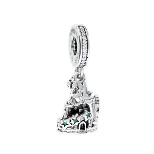 (image pour) Disney parks sparkling castle tinker bell PANDORA dangle charm - 798856C01