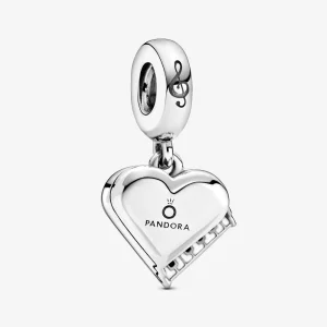 (image pour) Grand Charm Pendant PANDORA Cœur Piano - 799101C01