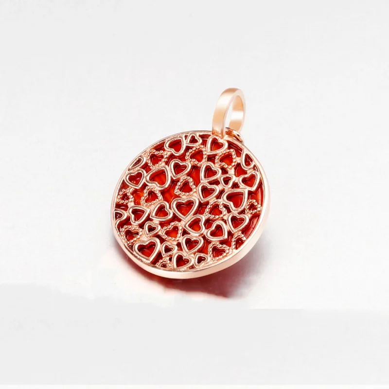 (image pour) PANDORA Red murano glass pendant - 388148RMU - Afficher 2