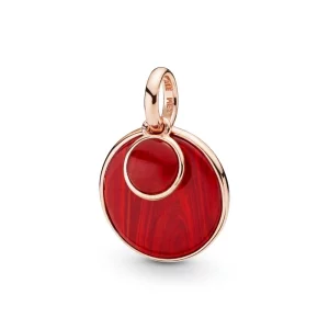 (image pour) PANDORA Red murano glass pendant - 388148RMU
