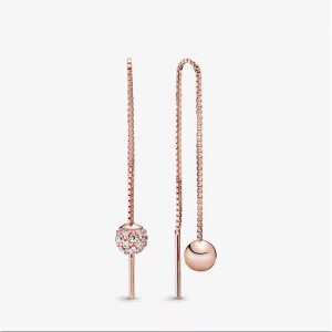 (image pour) Pendants d'Oreilles Pandora Sphère Pavée 288325CZ