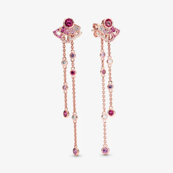 (image pour) Pendants doreilles PANDORA eventail roses - 288190C01