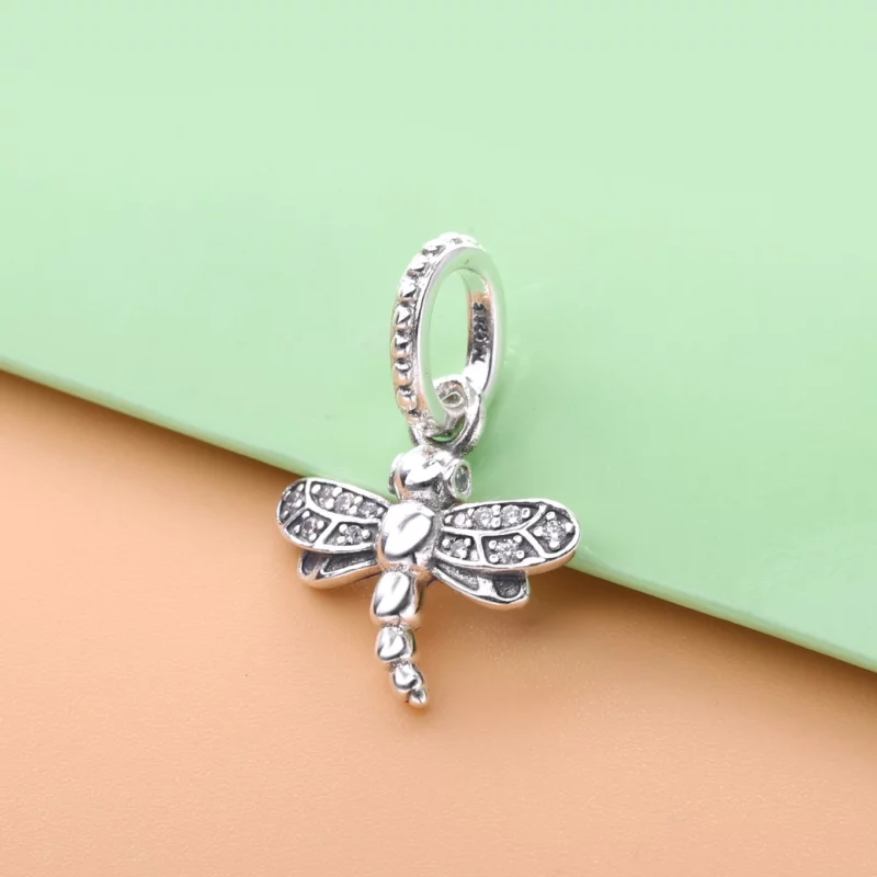 (image pour) Pendentif Rose Gold Pandora Libellule étincelante 388803C02 - Afficher 2