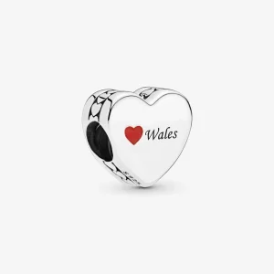 (image pour) Wales love heart Charm PANDORA - 792015_E008