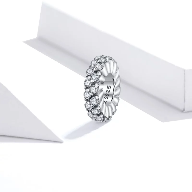(image pour) Charm espaceur Style PANDORA L’hiver brillant - SCC1648 - Afficher 2