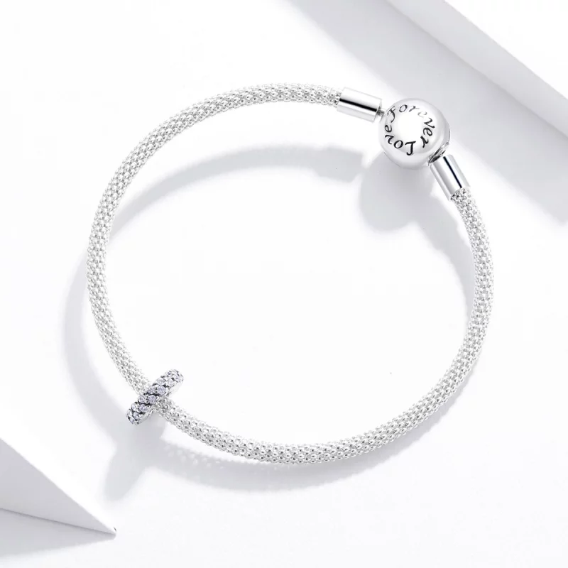 (image pour) Charm espaceur Style PANDORA L’hiver brillant - SCC1648 - Afficher 3