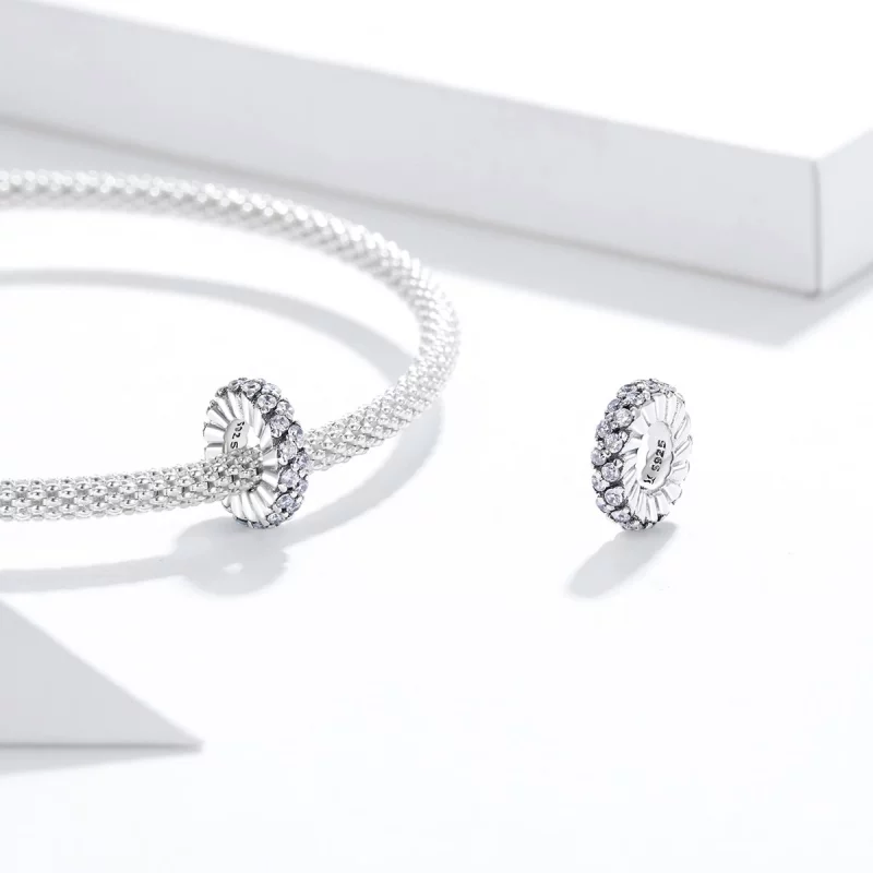 (image pour) Charm espaceur Style PANDORA L’hiver brillant - SCC1648 - Afficher 4