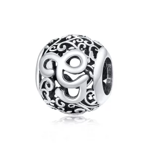 (image pour) Charm Style PANDORA Fleur Lettre G Ajourés - SCC1444-G