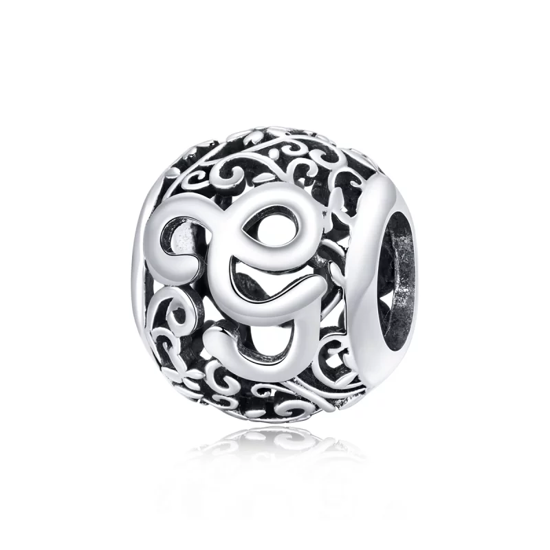 (image pour) Charm Style PANDORA Fleur Lettre G Ajourés - SCC1444-G