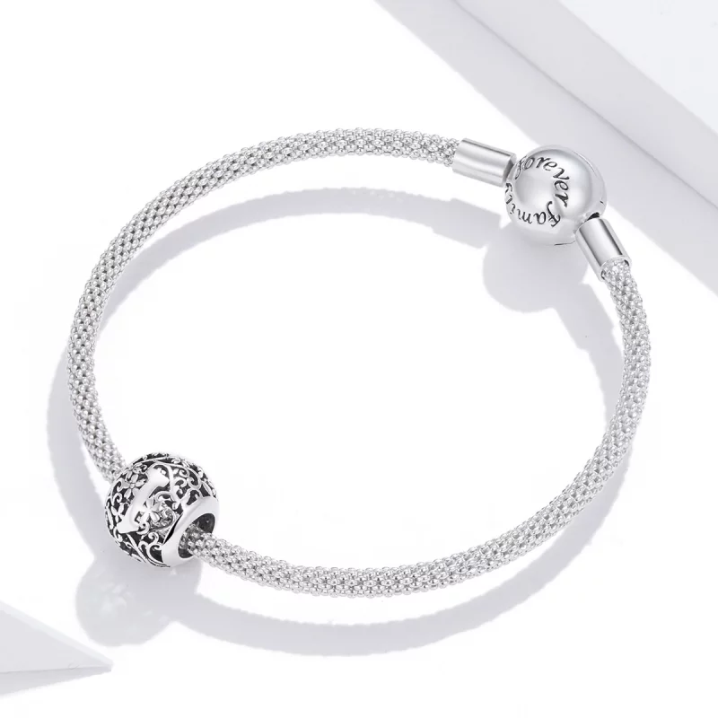 (image pour) Charm Style PANDORA Fleur Lettre I Ajourés - SCC1444-I - Afficher 3