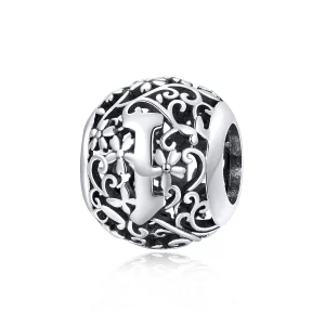 (image pour) Charm Style PANDORA Fleur Lettre I Ajourés - SCC1444-I