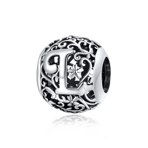 (image pour) Charm Style PANDORA Fleur Lettre L Ajourés - SCC1444-L