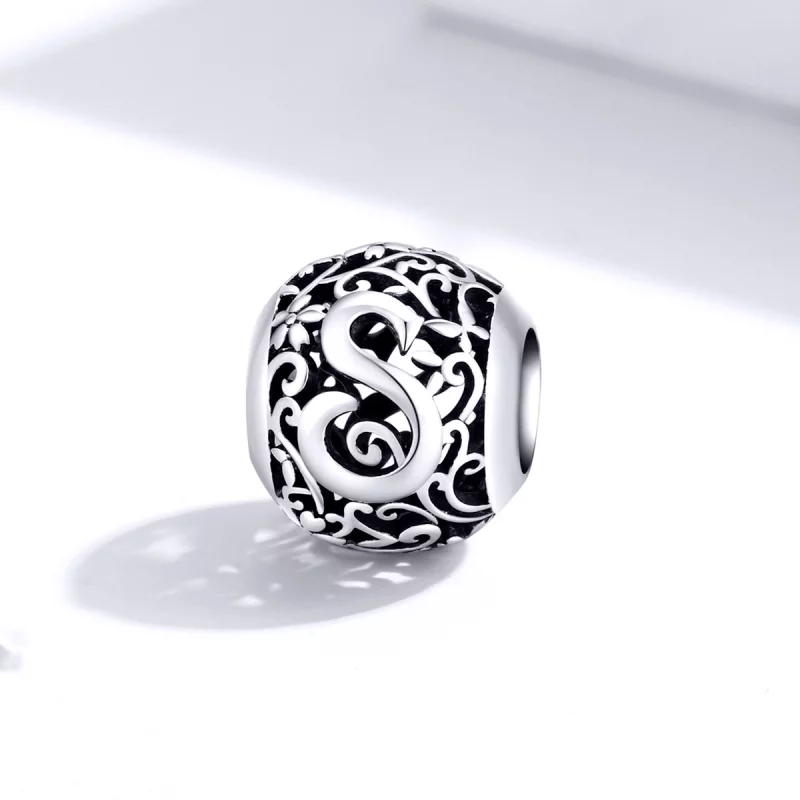 (image pour) Charm Style PANDORA Fleur Lettre S Ajourés - SCC1444-S - Afficher 2